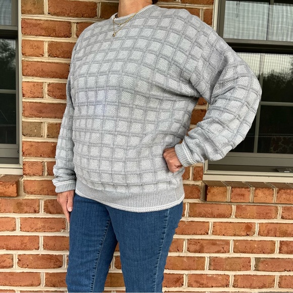 Comfy oversized cotton crewneck sweater  men’s size XL. Unisex - Picture 4 of 8